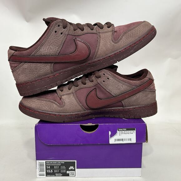 Nike SB Dunk Low City of Love “Burgundy Crush” FN0619-600 main image 7